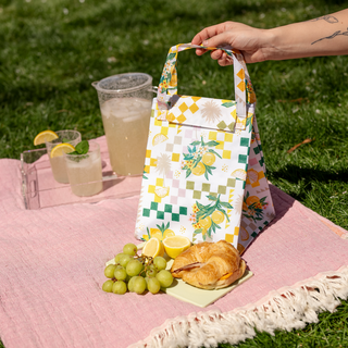 Lemon Check  Cooler Bag