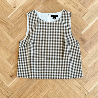 Better Days Gingham Shell Top