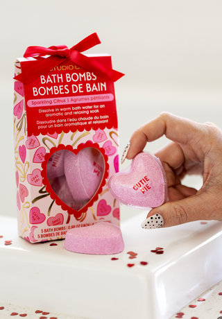 Candy Heart Bathbombs