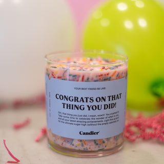 Congrats Candle