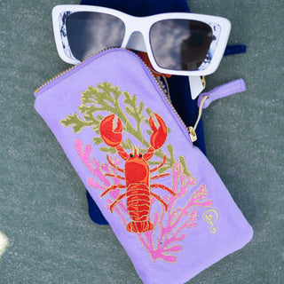 Lobster Sunglass Pouch