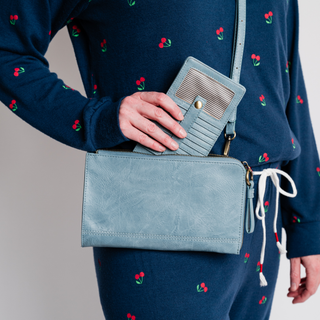 Karina Convertible Wristlet Chambray