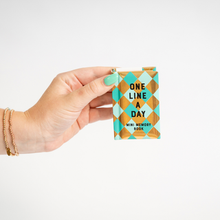 One Line A Day Tiny Memory Book Mint