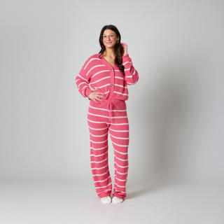 Striped Drawstring Lounge Pants