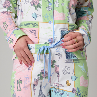 Whimsy Graphic Print Pajamas