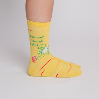 Turns Out I'm Tough As Shit Crew Socks