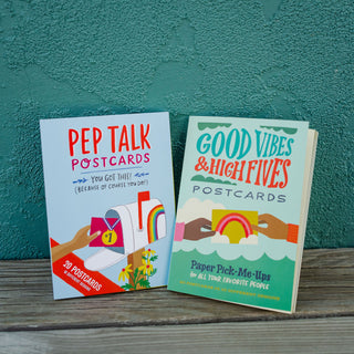 Pep Talk Postcard Book