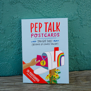 Pep Talk Postcard Book